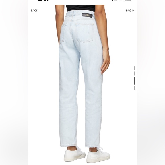 Brand new with tag 🇮🇹 Won Hundred Blue Pearl frost Jean( light wash) - Picture 3 of 14